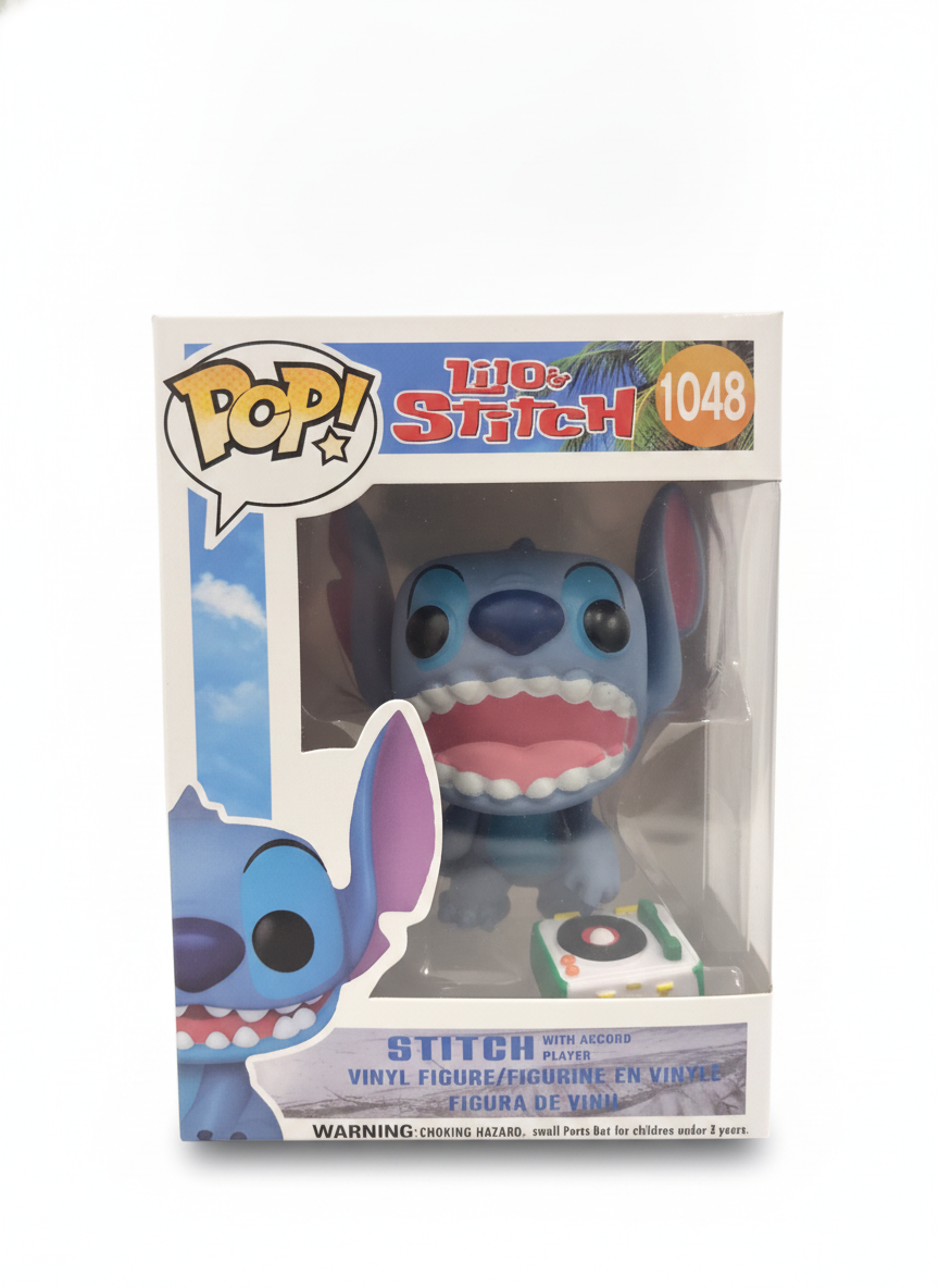 Pop! Lilo & Stitch Stitch with Record Player #1048