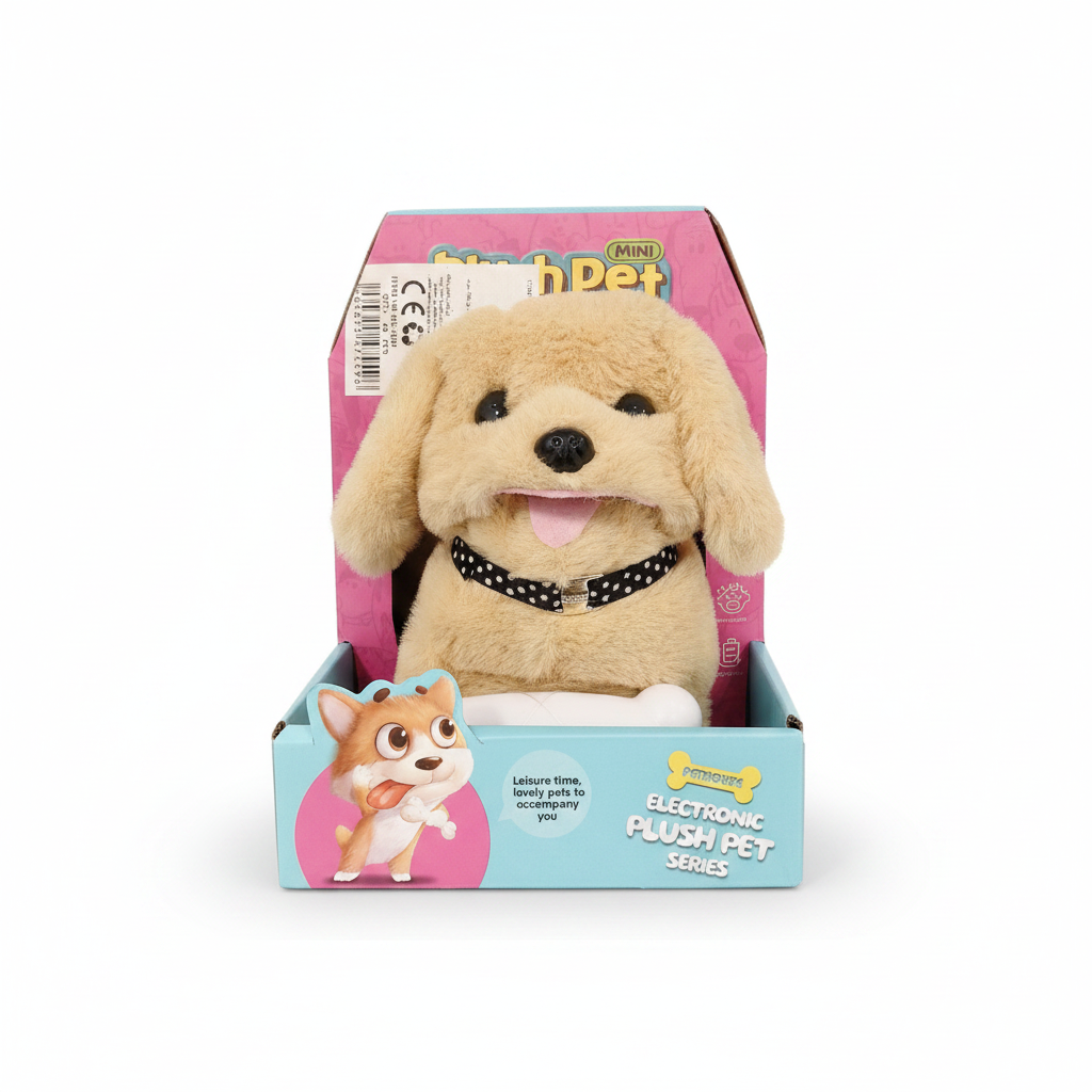 PetHouse Mini TouchPet Electronic Plush Pet (Golden Retriever)