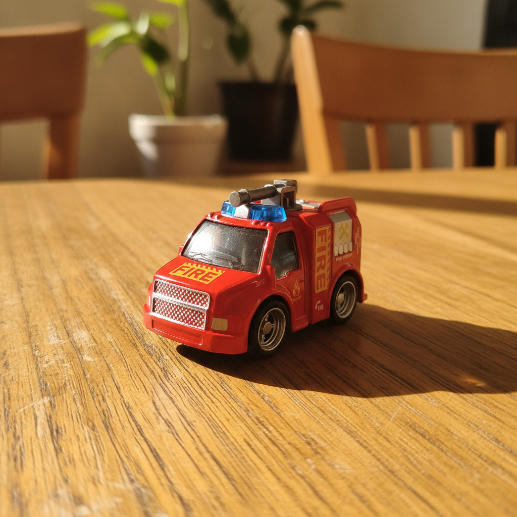 Die-Cast Fire Truck Model