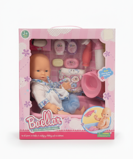 Baellar Baby Doll Bathtime Play Set