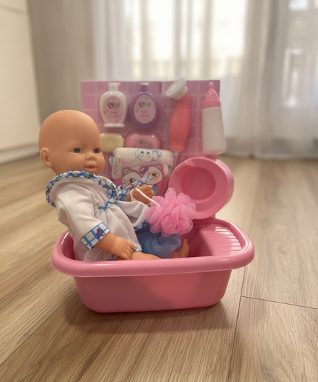 Baellar Baby Doll Bathtime Play Set