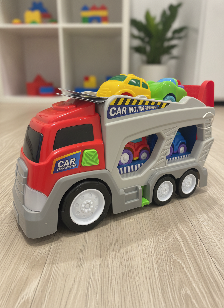 Car Transporter Truck with Mini Cars
