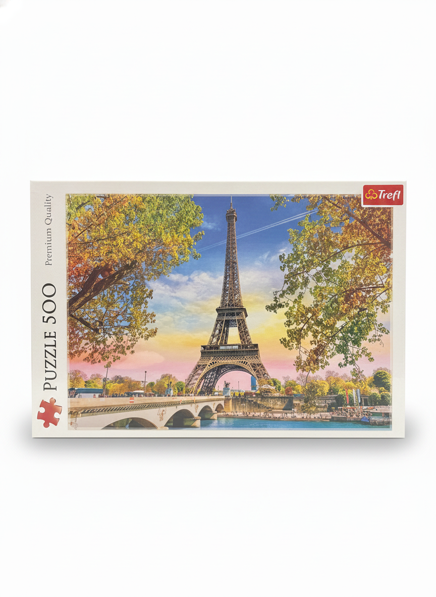 Trefl Eiffel Tower Paris 500 Piece Jigsaw Puzzle