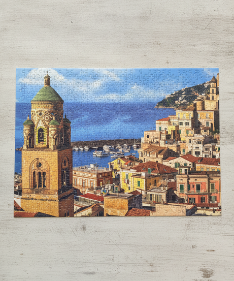 Trefl 1500 Piece Premium Quality Puzzle: Mediterranean Coastal Town