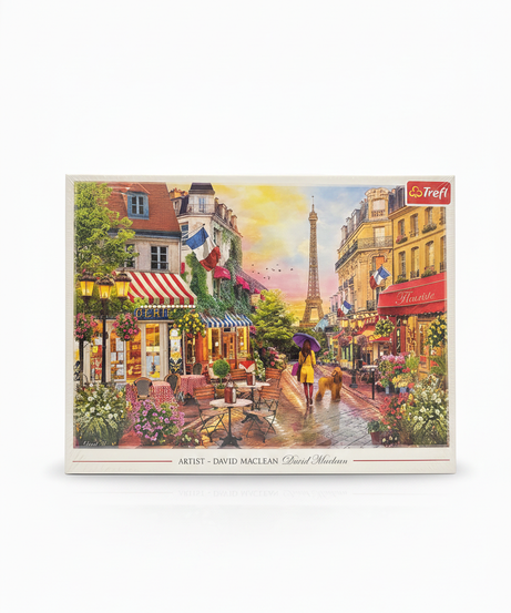 Trefl 1500 Piece Premium Quality Jigsaw Puzzle - Parisian Street Scene by David Maclean