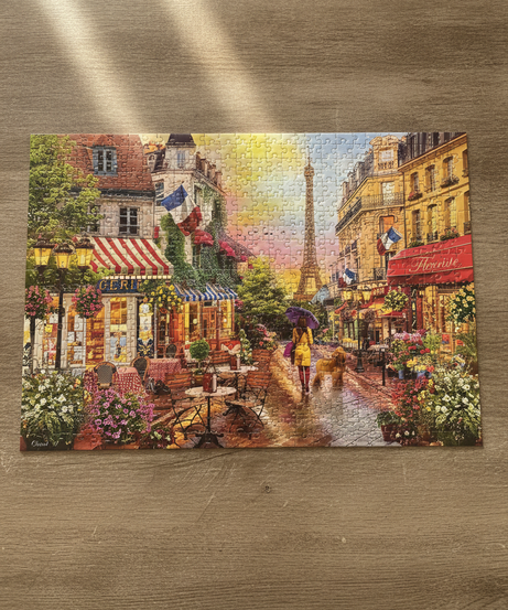 Trefl 1500 Piece Premium Quality Jigsaw Puzzle - Parisian Street Scene by David Maclean