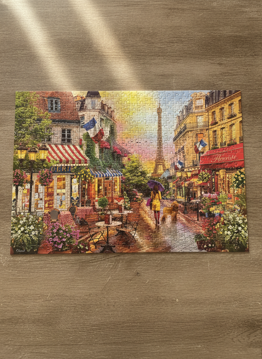 Trefl 1500 Piece Premium Quality Jigsaw Puzzle - Parisian Street Scene by David Maclean
