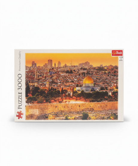 Trefl Premium Quality Puzzle 3000: Jerusalem Cityscape Sunset