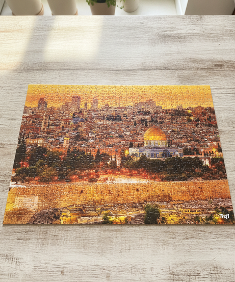 Trefl Premium Quality Puzzle 3000: Jerusalem Cityscape Sunset