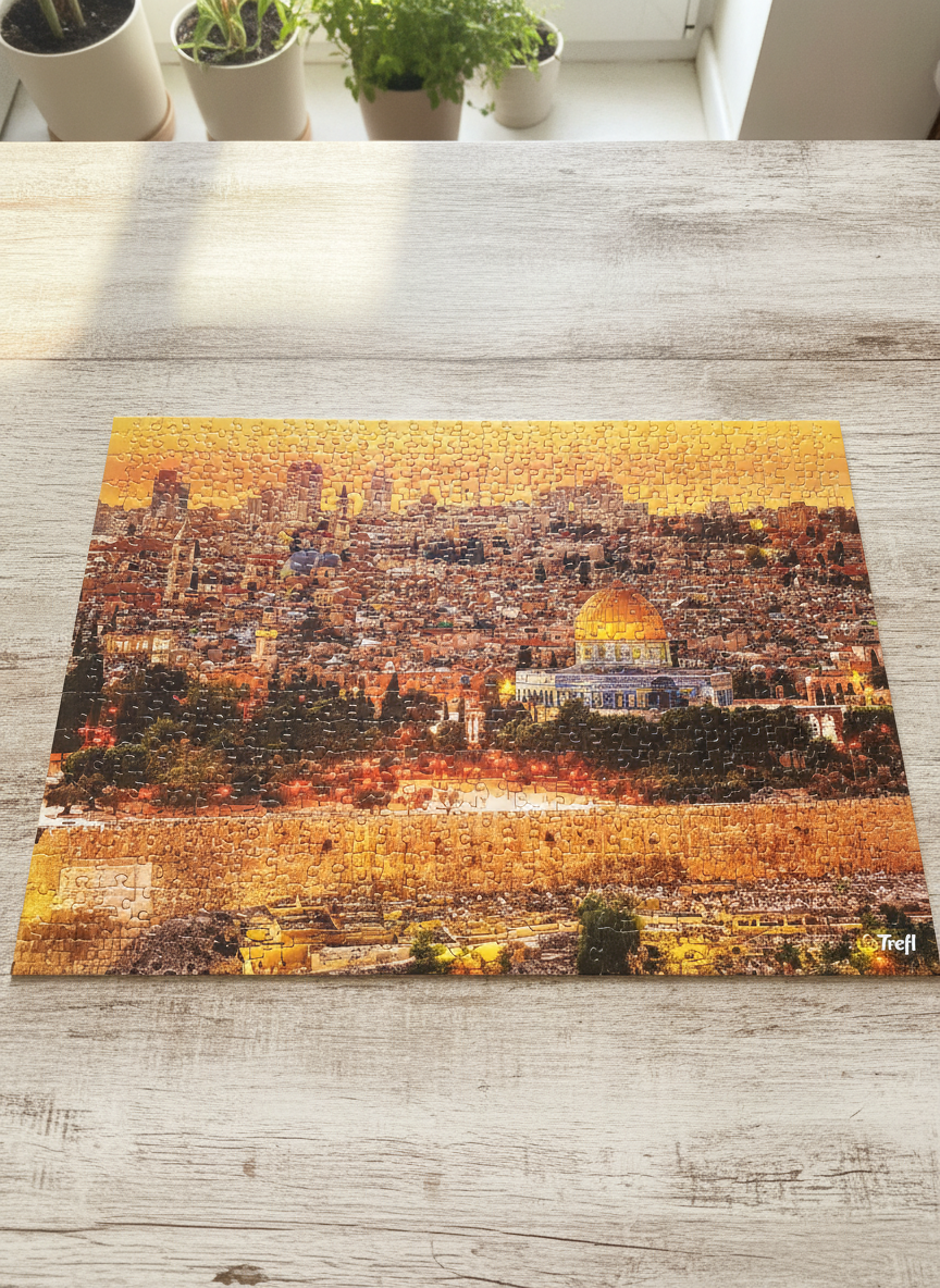 Trefl Premium Quality Puzzle 3000: Jerusalem Cityscape Sunset