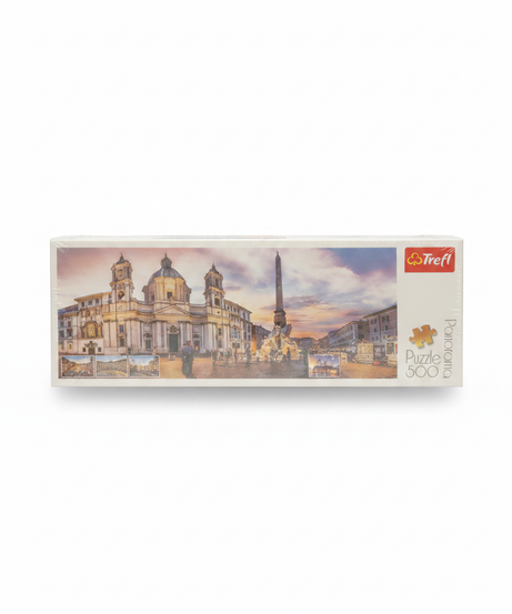 Trefl Panorama Puzzle 500: Roman Cityscape at Sunset