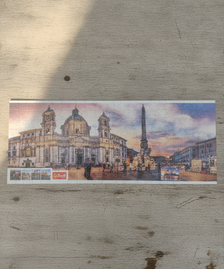 Trefl Panorama Puzzle 500: Roman Cityscape at Sunset