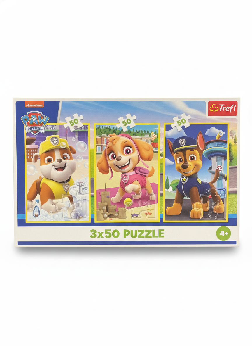 Nickelodeon Paw Patrol 3x50 Puzzle by Trefl