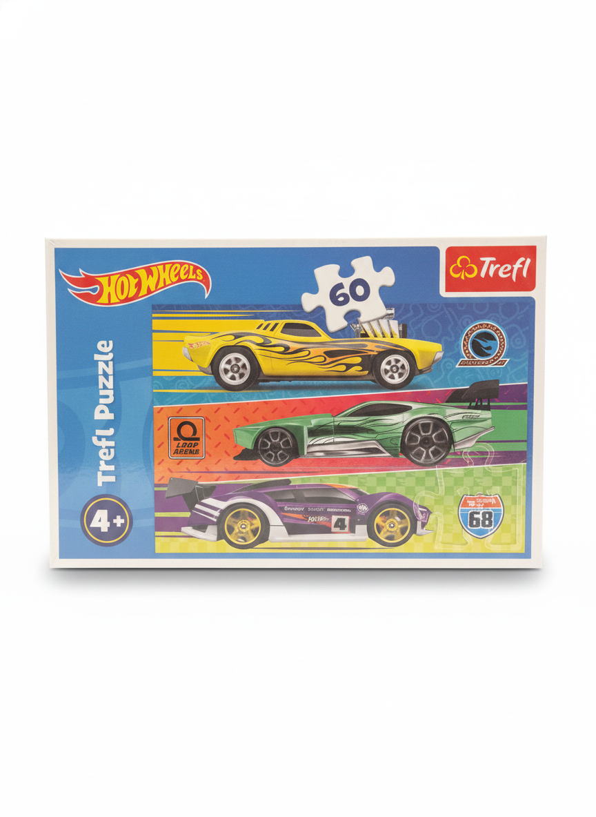 Hot Wheels Trefl Puzzle