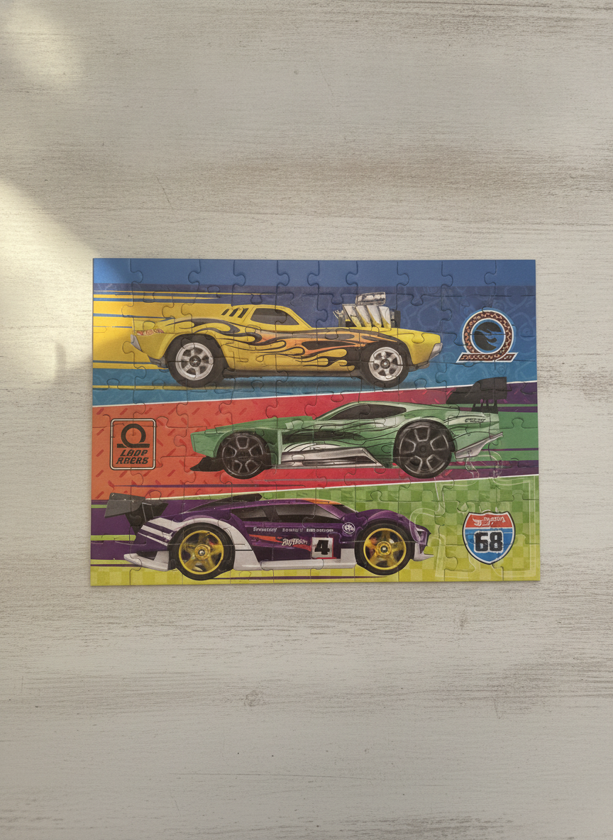 Hot Wheels Trefl Puzzle
