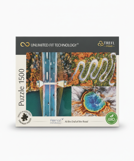 Trefl Prime 1500 Piece Jigsaw Puzzle - Aerial Mindblow: At the End of the Road