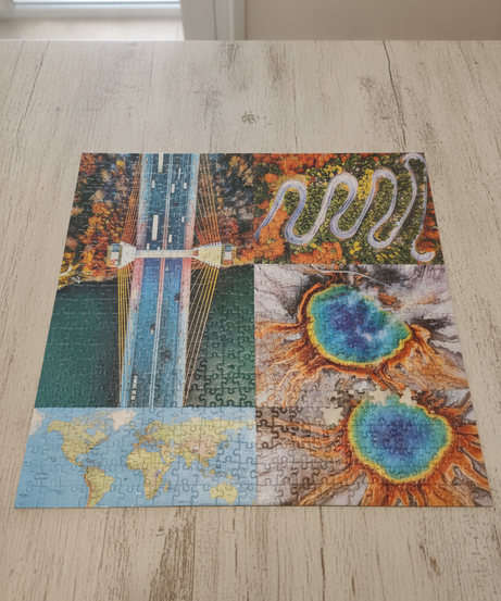 Trefl Prime 1500 Piece Jigsaw Puzzle - Aerial Mindblow: At the End of the Road
