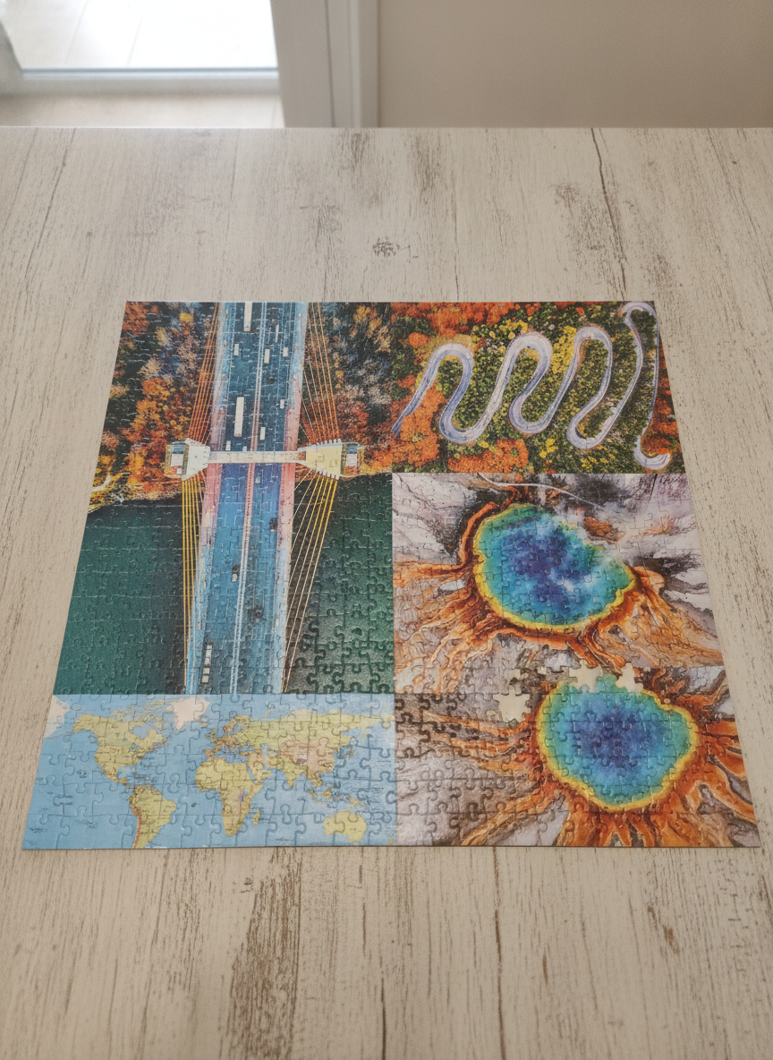 Trefl Prime 1500 Piece Jigsaw Puzzle - Aerial Mindblow: At the End of the Road