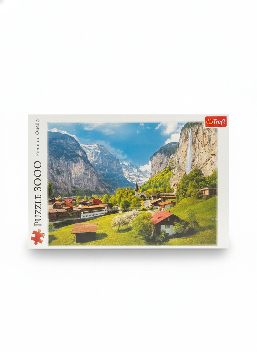 Trefl 3000 Piece Premium Quality Jigsaw Puzzle - Lauterbrunnen Valley, Switzerland