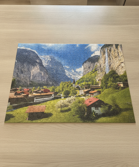 Trefl 3000 Piece Premium Quality Jigsaw Puzzle - Lauterbrunnen Valley, Switzerland