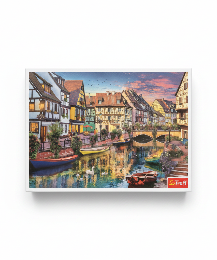 Trefl Premium Quality Puzzle 2000 - Canal Town by David Maclean