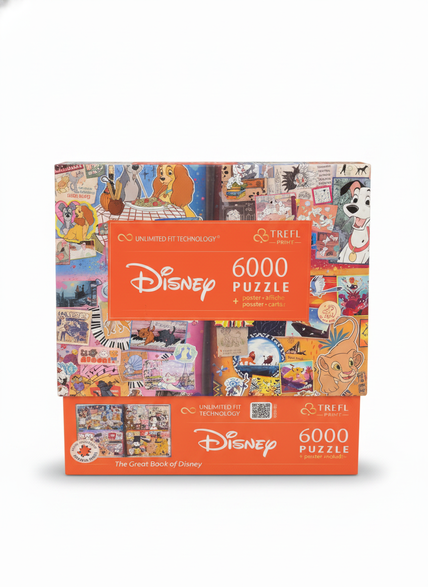 Disney The Great Book of Disney 6000 Piece Jigsaw Puzzle by Trefl
