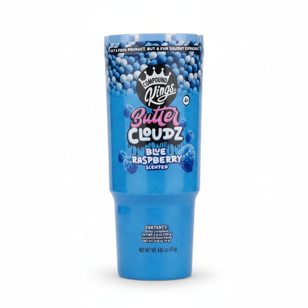 COMPOUND KINGS Butter CLOUDZ Blue Raspberry Scented