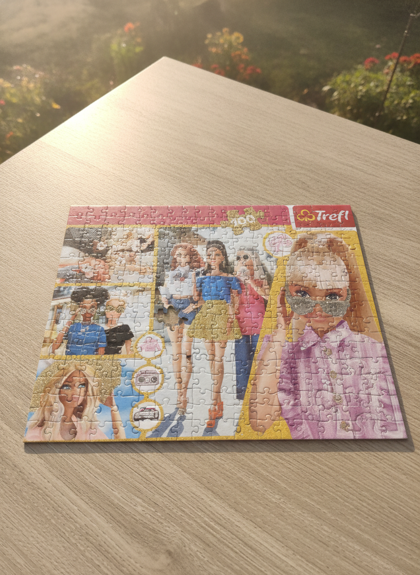 Barbie Glitter Puzzle 100