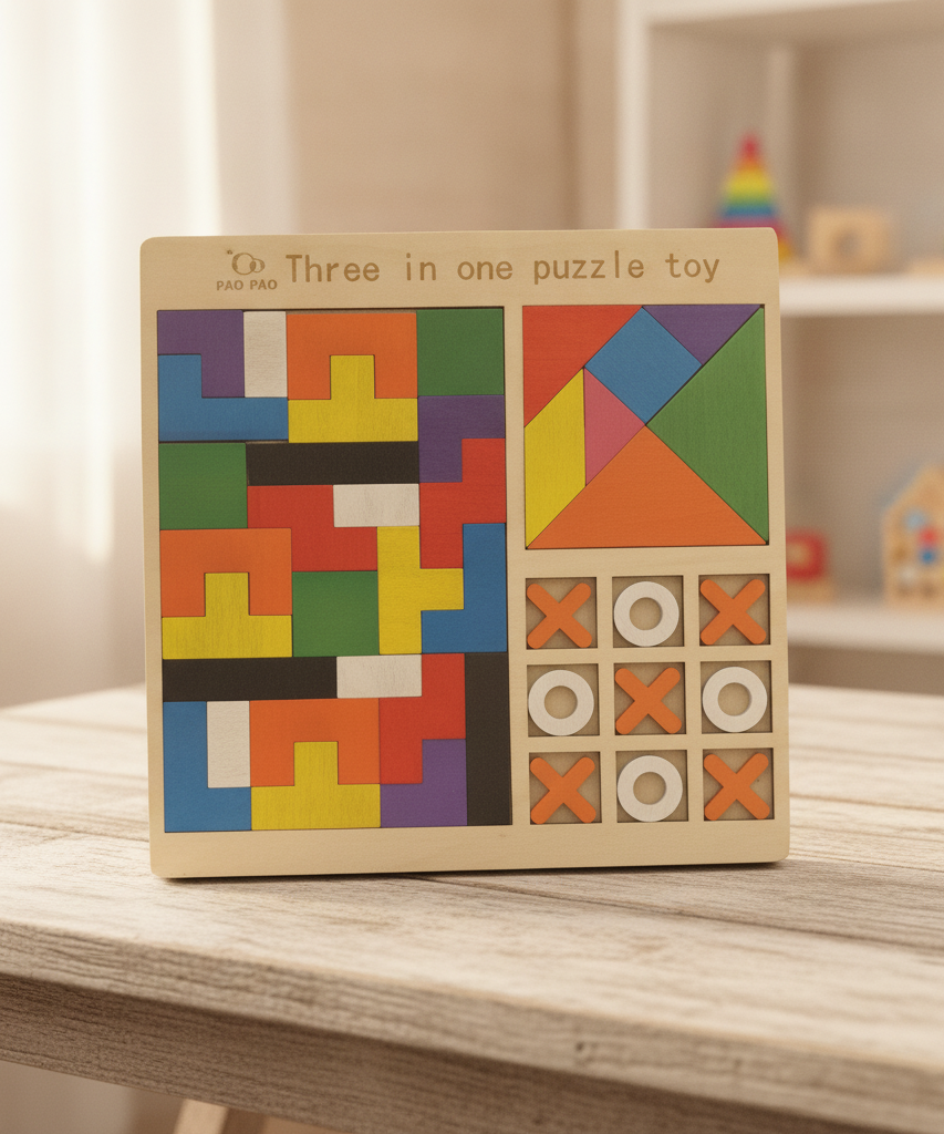 PAO PAO Three in One Puzzle Toy