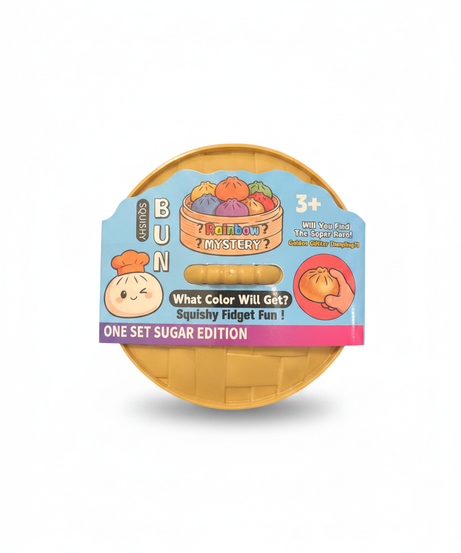 Squishy Bun Mystery Rainbow Sugar Edition