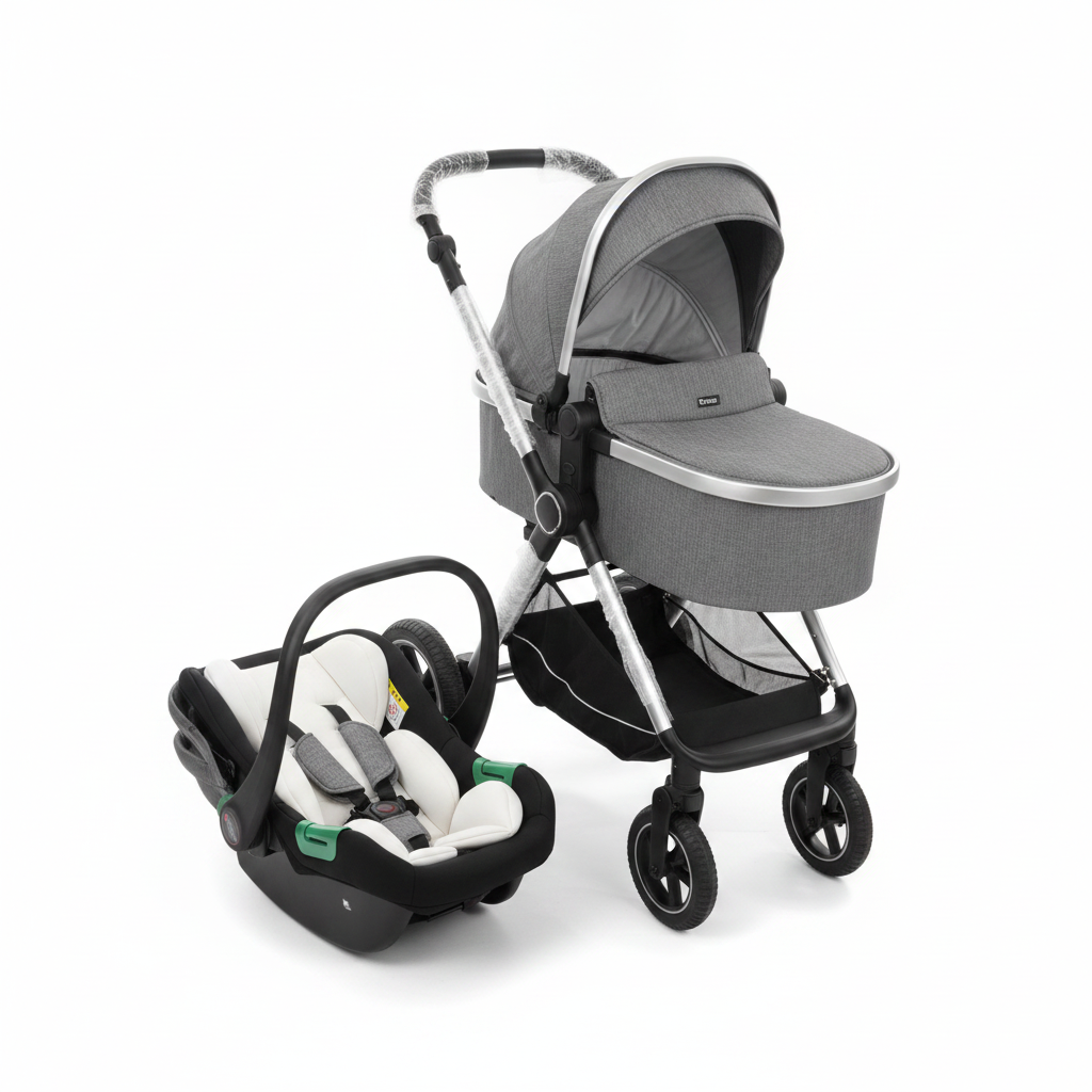 Kidilo 3-in-1 Baby Travel System with Stroller and Car Seat