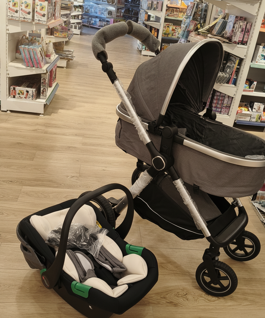 Kidilo 3-in-1 Baby Travel System with Stroller and Car Seat