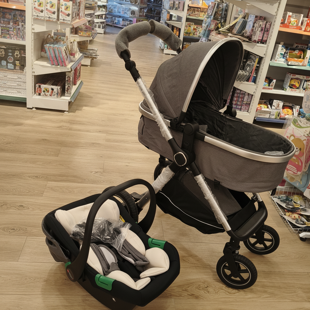 Kidilo 3-in-1 Baby Travel System with Stroller and Car Seat