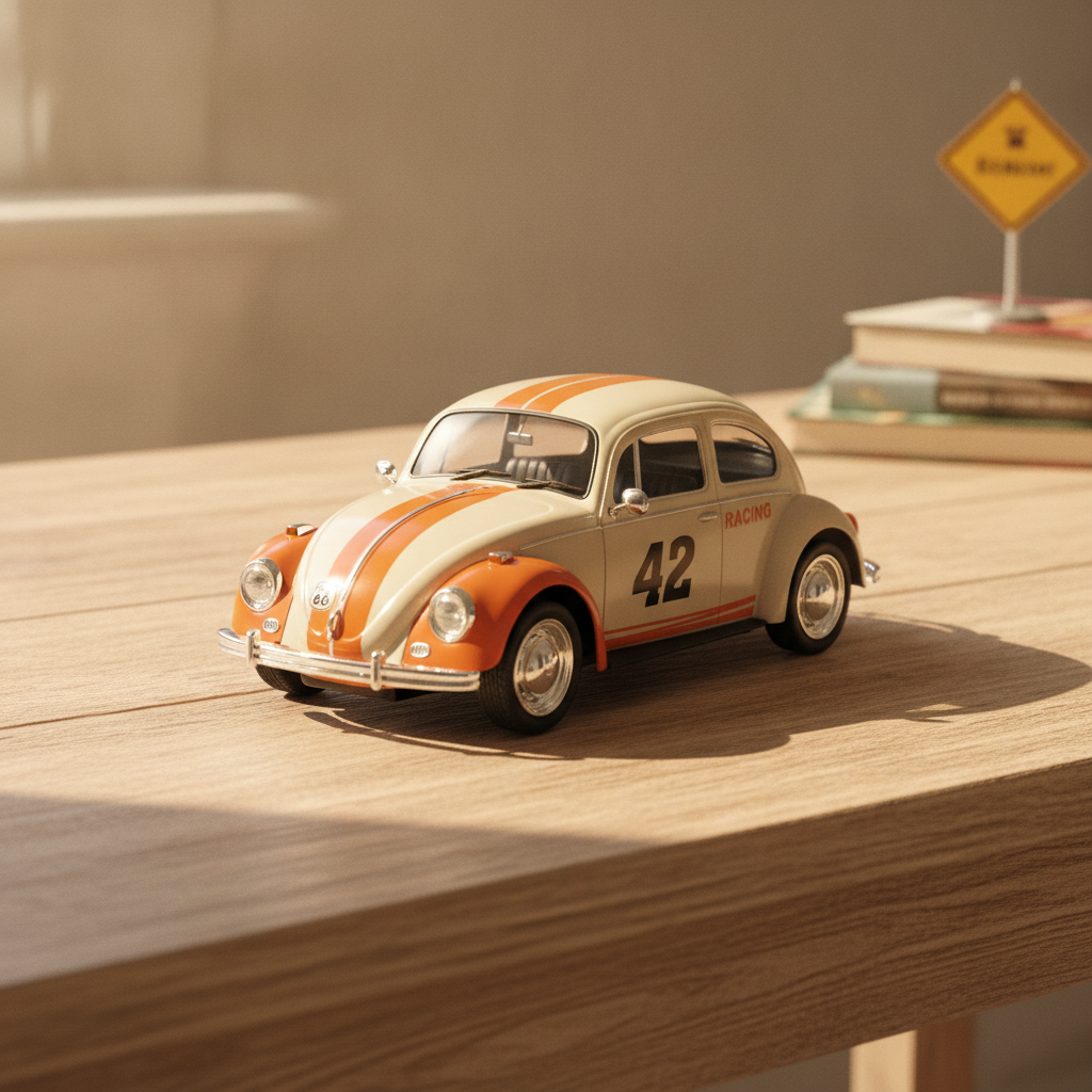 Vintage R/C Model Car (Beetle Style)