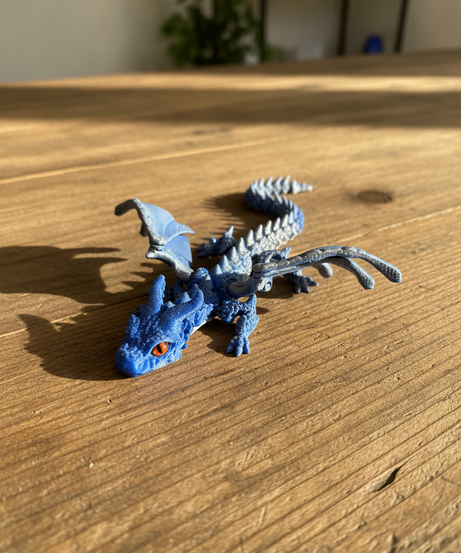 Articulated Flexi Dragon Toy