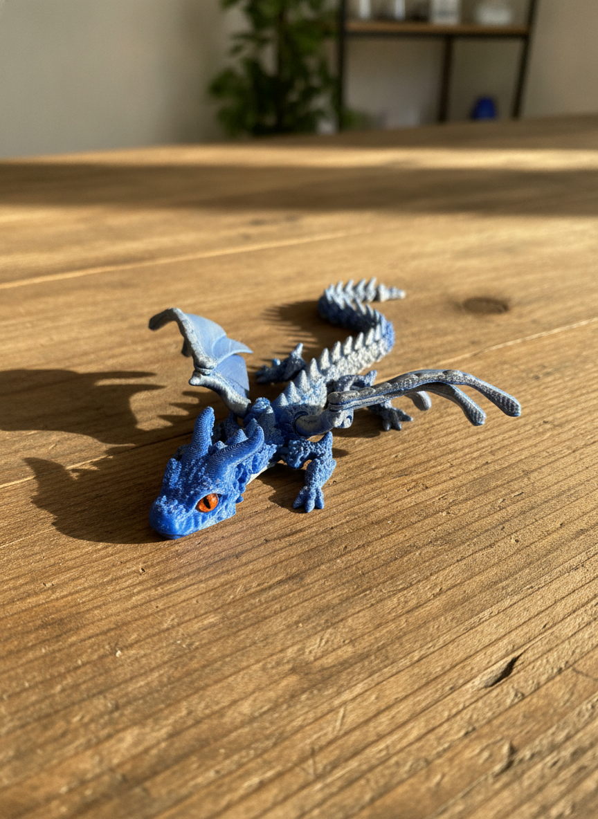 Articulated Flexi Dragon Toy