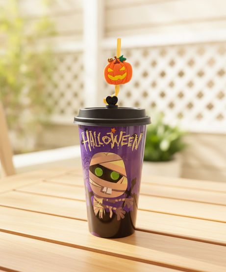 Halloween Mummy Character Sipper Cup