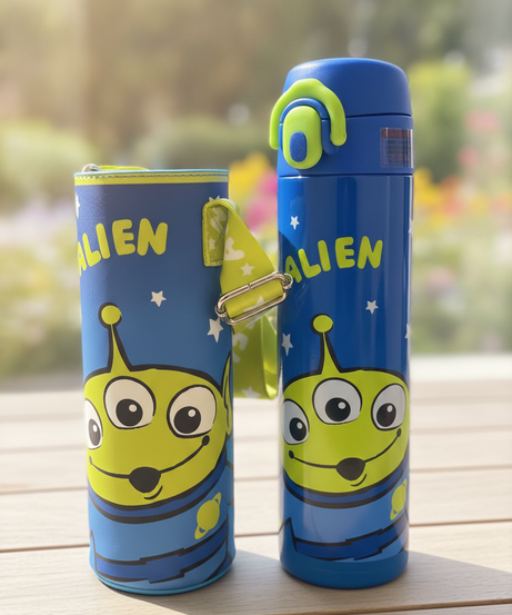 Toy Story Alien Insulated Water Bottle & Carrier Set