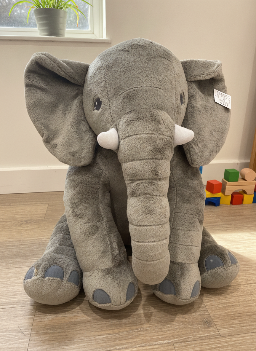 Giant Cuddly Elephant Plush Toy