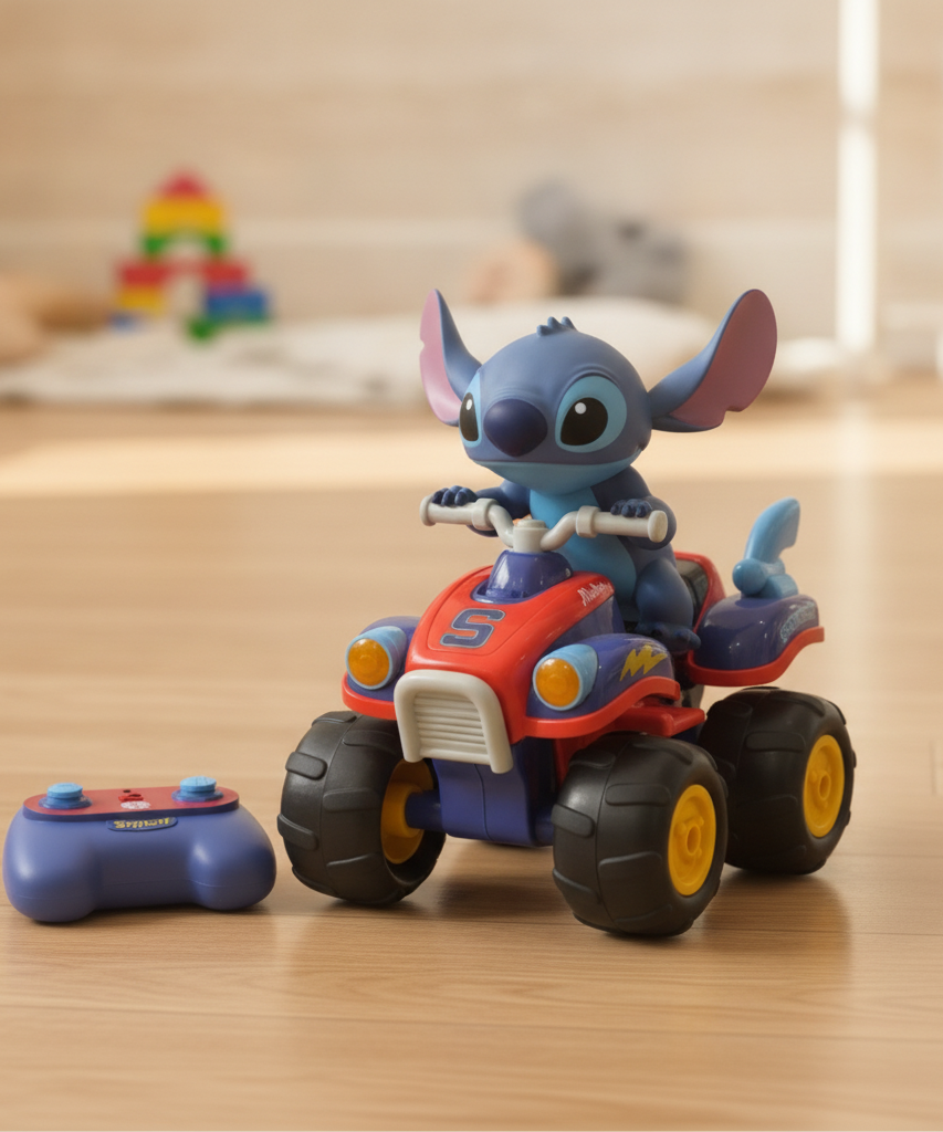 Disney Stitch ATV 4 Wheeler Remote Control Vehicle