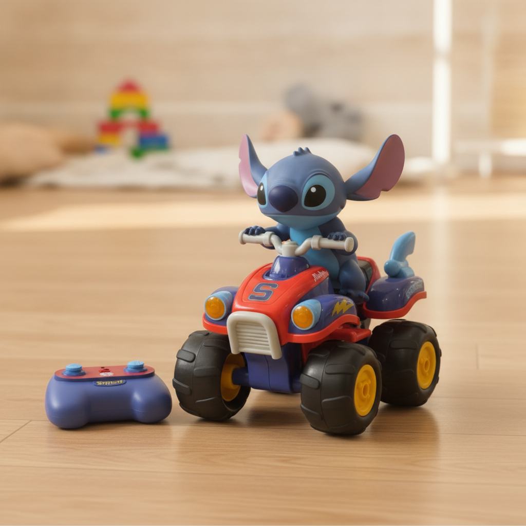 Disney Stitch ATV 4 Wheeler Remote Control Vehicle