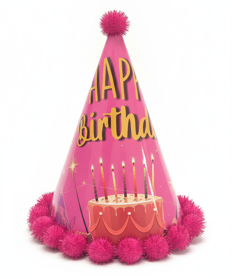 Happy Birthday Cone Party Hat