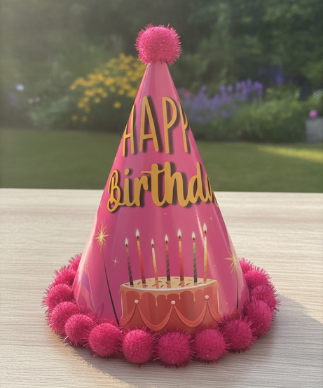Happy Birthday Cone Party Hat