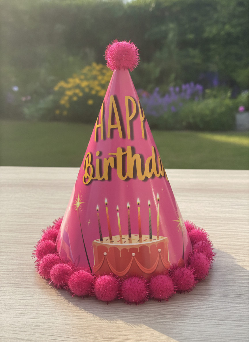 Happy Birthday Cone Party Hat
