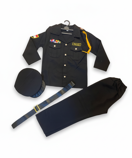 Kids' Police Officer Dress-Up Costume Set