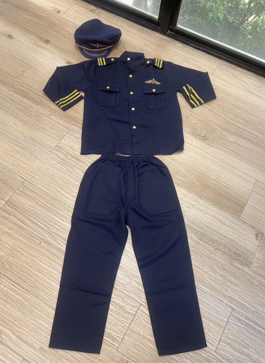 Kids' Deluxe Pilot Costume Set