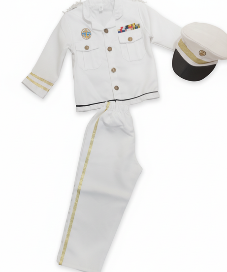 Toddler Naval Officer Dress-Up Costume