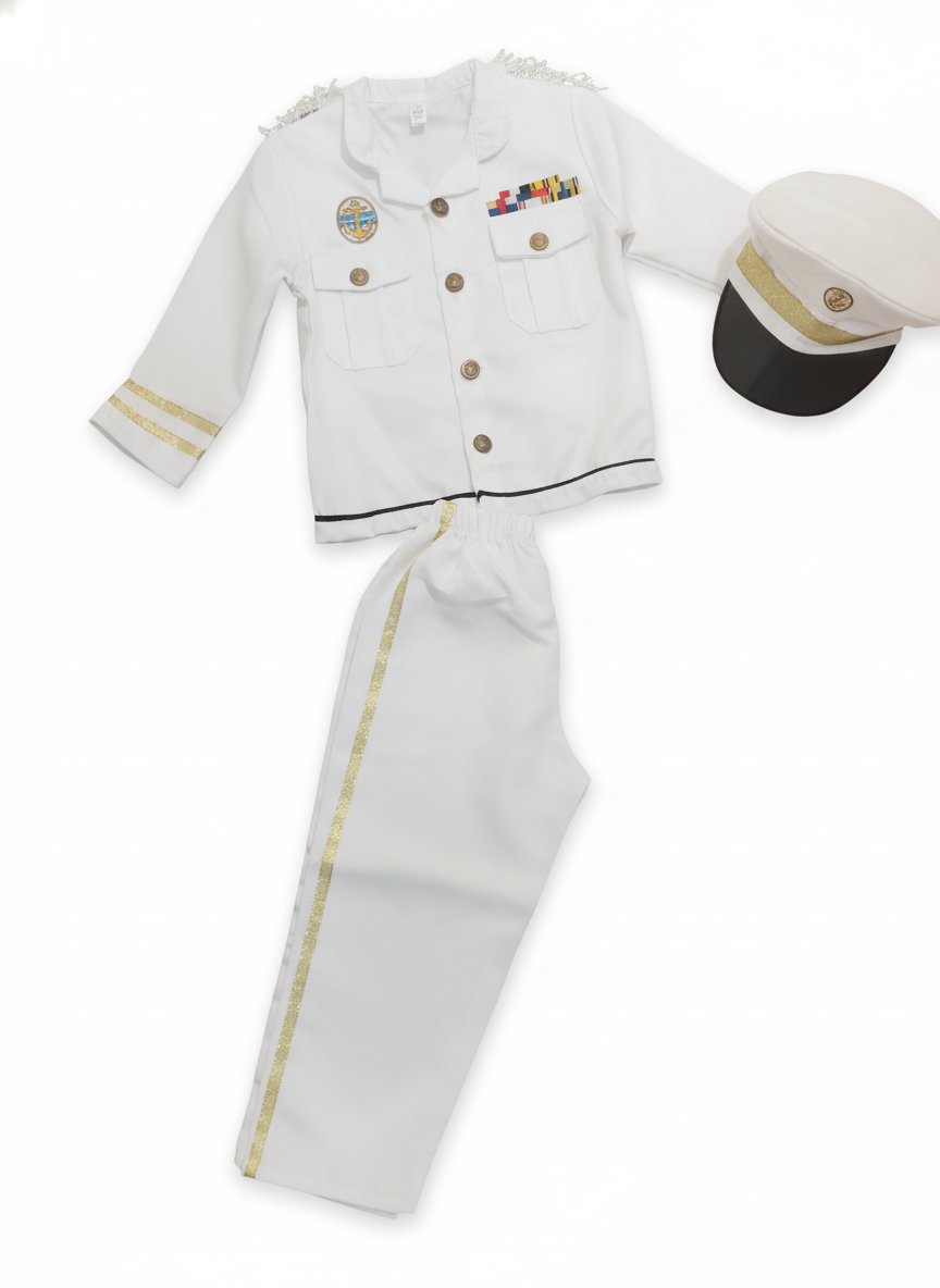 Toddler Naval Officer Dress-Up Costume