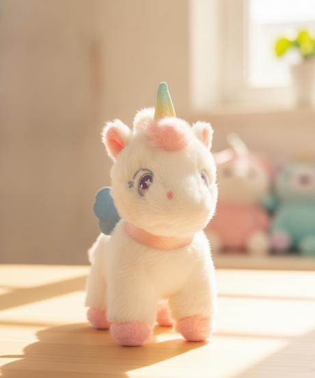 Sparkle Winged Plush Unicorn (15cm)