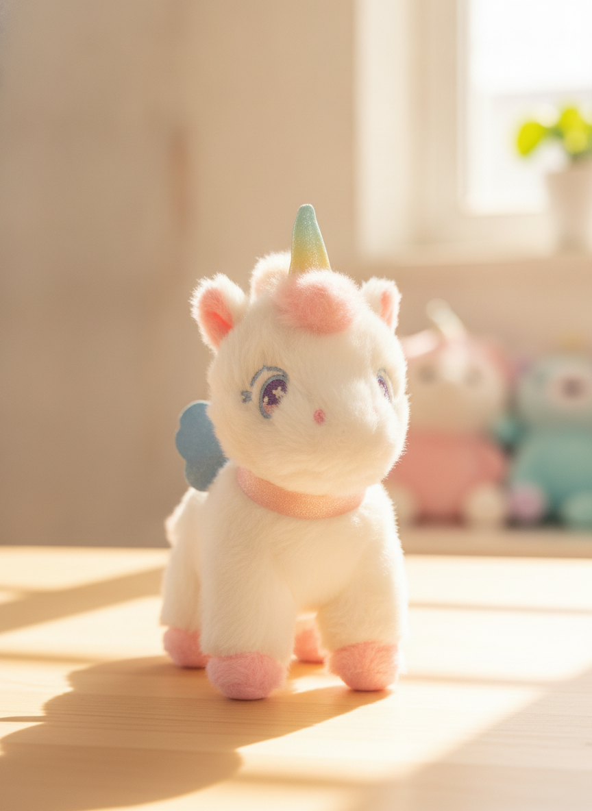 Sparkle Winged Plush Unicorn (15cm)